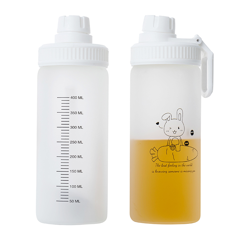 Botellas de consumo de vidrio portátiles de 500 ml personalizadas
