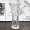 Florero de cristal transparente de decoración casera nórdica de diferentes estilos
