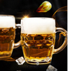 Patrones personalizados Copa de cerveza de vidrio de alta calidad de 560 ml