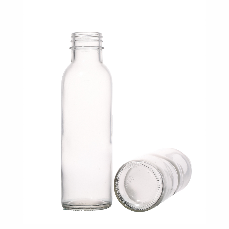 Empaquetado de consumición de la bebida de la botella de cristal reciclada del jugo 350ml del cilindro