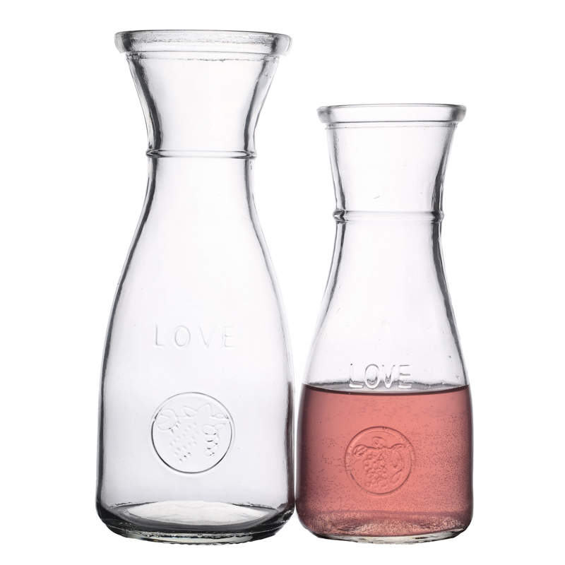 Proveedores de Botellas de beber de botellas de bebida de jugo de vidrio 350ml