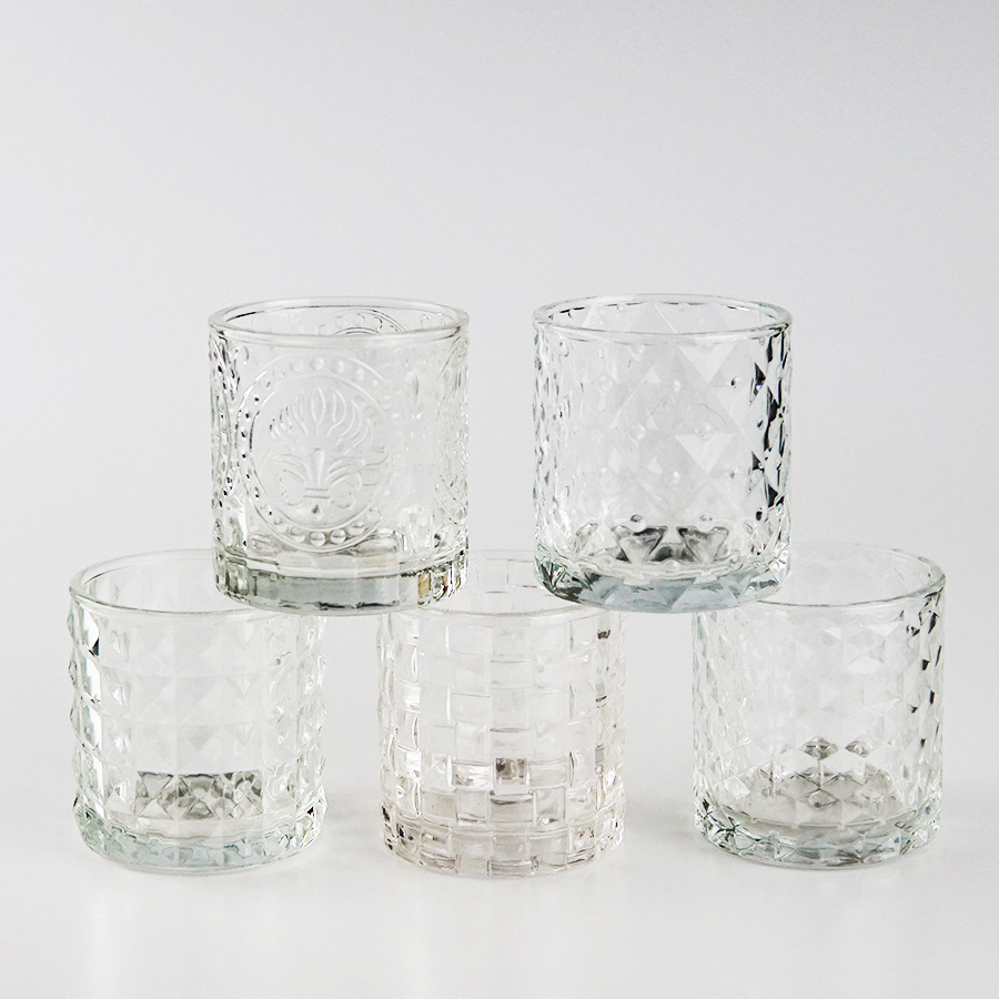 Vasos pequeños de licor de 130 ml Vaso de whisky de cristal en estilo cristal