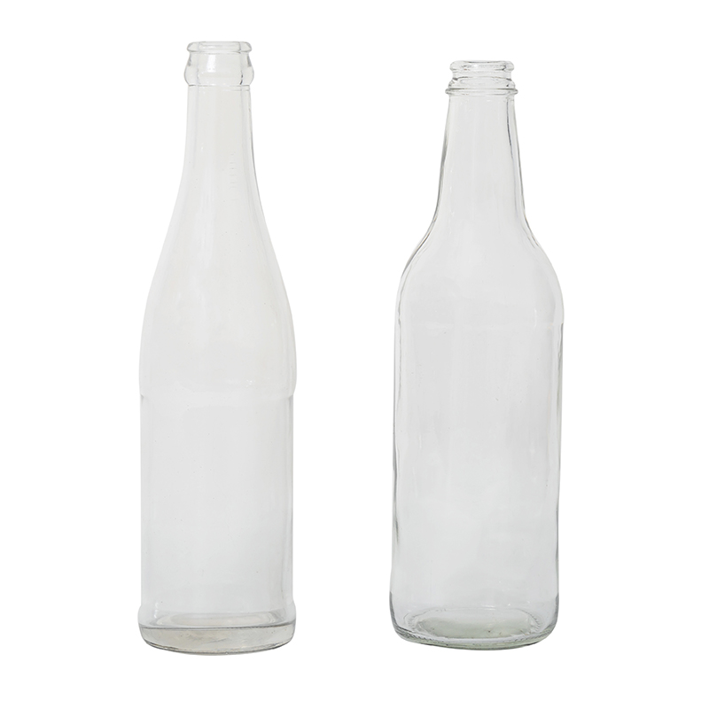 Botellas de agua de vidrio de 350 ml con tapas Botellas de vino Envasado de bebidas